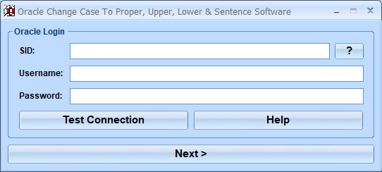 screenshot of oracle-change-case-to-proper,-upper,-lower-and-sentence-software