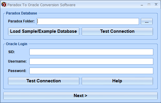 Paradox To Oracle Conversion Software software