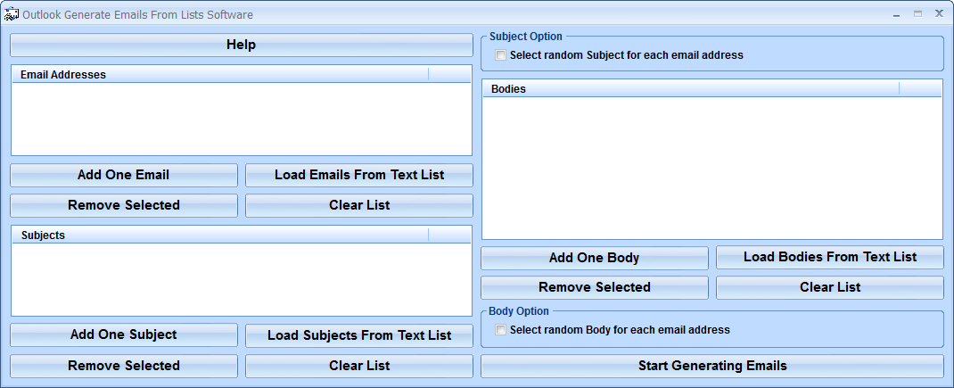 screenshot of outlook-generate-emails-from-lists-software