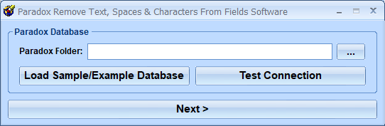 screenshot of paradox-remove-text,-spaces-and-characters-from-fields-software