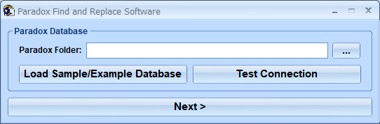 screenshot of paradox-find-and-replace-software