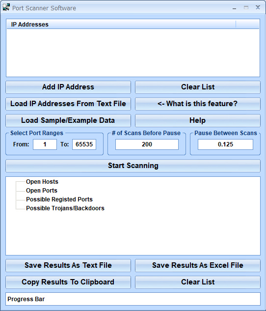 Port Scanner Software screenshot
