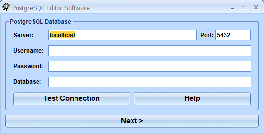 screenshot of postgresql-editor-software