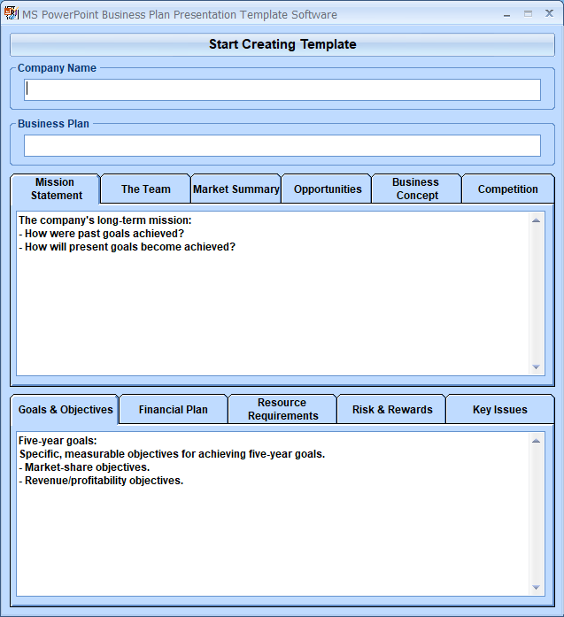 screenshot of ms-powerpoint-business-plan-presentation-template-software