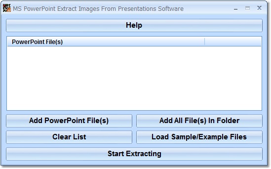 MS PowerPoint Extract Images From Presentations Software