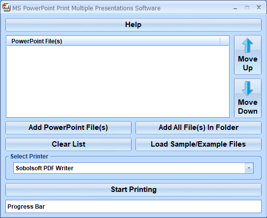 screenshot of ms-powerpoint-print-multiple-presentations-software