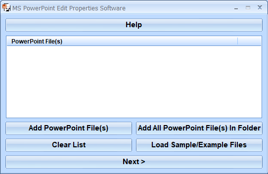 screenshot of ms-powerpoint-change-file-properties-(summary)-in-multiple-presentations-software