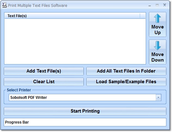 Print Multiple Text Files Software