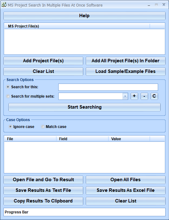 screenshot of ms-project-search-multiple