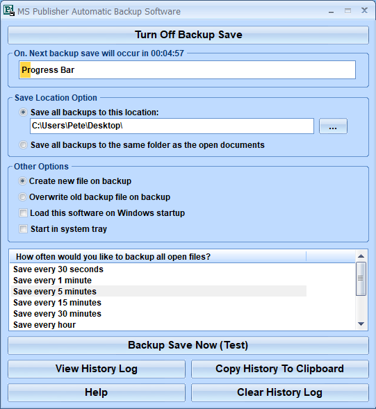 screenshot of ms-publisher-automatic-backup-software