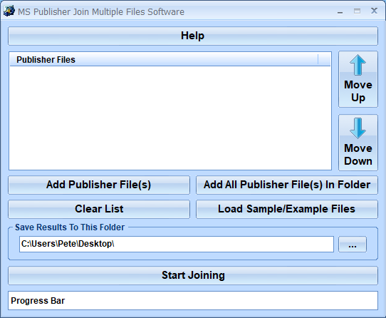 screenshot of ms-publisher-join-multiple-files-software