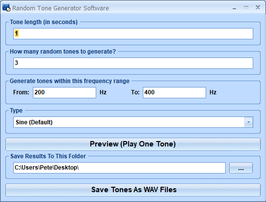 screenshot of random-tone-generator