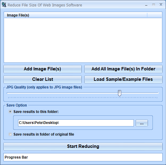 screenshot of reduce-file-size-of-web-images-software