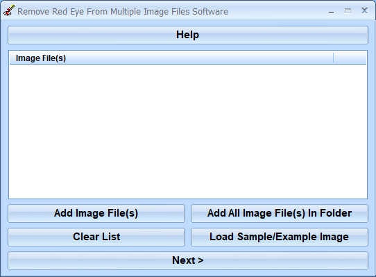 screenshot of remove-red-eye-from-multiple-image-files-software