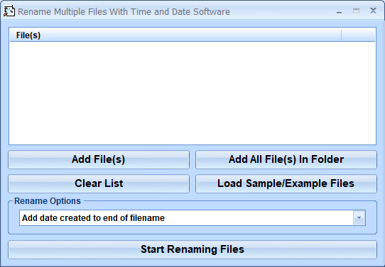 screenshot of rename-multiple-files-with-time-and-date-software