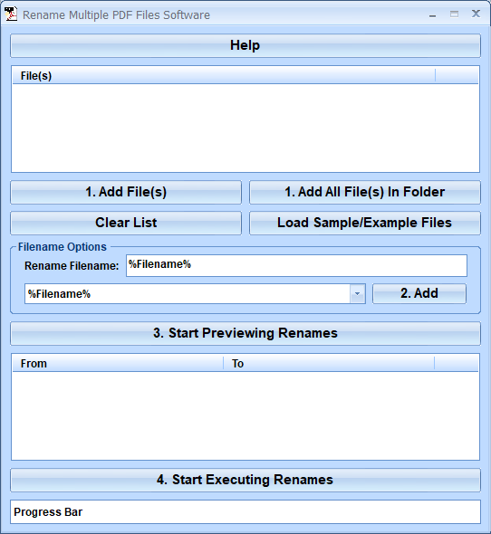 screenshot of rename-multiple-pdf-files-software