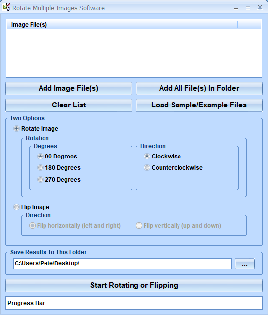 screenshot of rotate-multiple-images-software