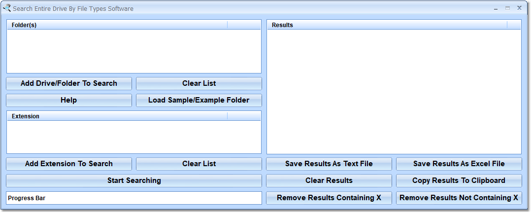 screenshot of search-entire-drive