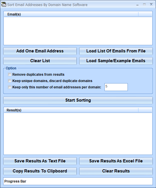 screenshot of sort-email-addresses-by-domain-name-software