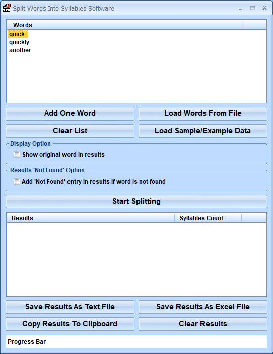 screenshot of split-words-into-syllables-software