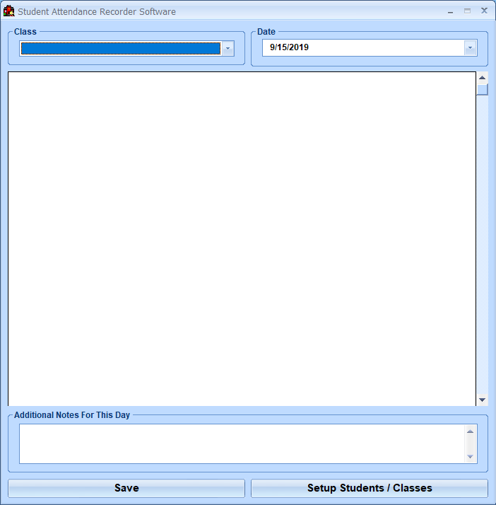 screenshot of student-attendance-recorder-software