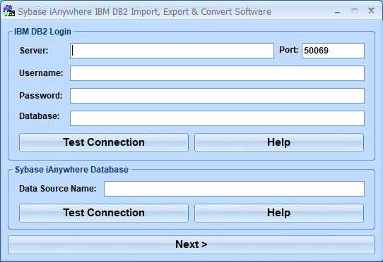 screenshot of sybase-ianywhere-ibm-db2-import,-export-and-convert-software