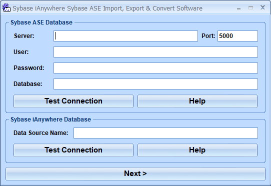 screenshot of sybase-ianywhere-sybase-ase-import,-export-and-convert-software