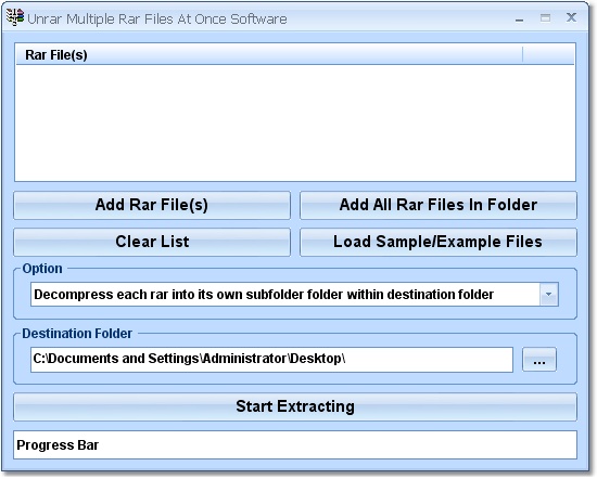 Unrar Multiple Rar Files At Once Software
