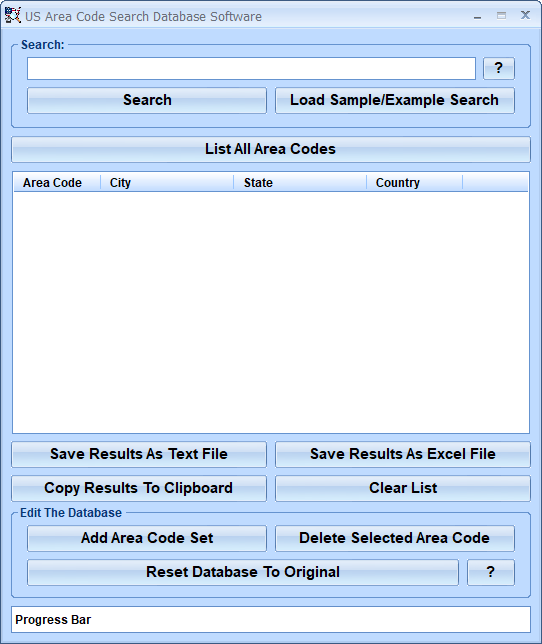 screenshot of us-area-code-database