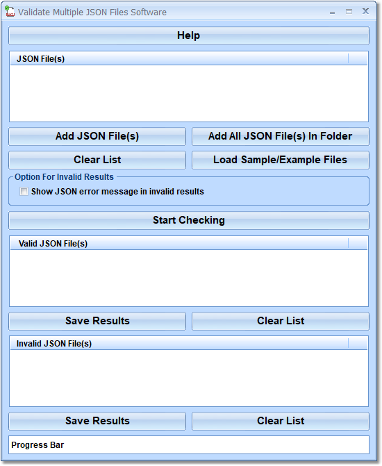 Validate Multiple JSON Files Software 7.0 full