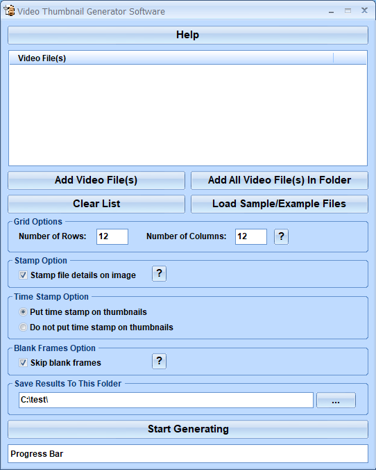 screenshot of video-thumbnail-generator-software