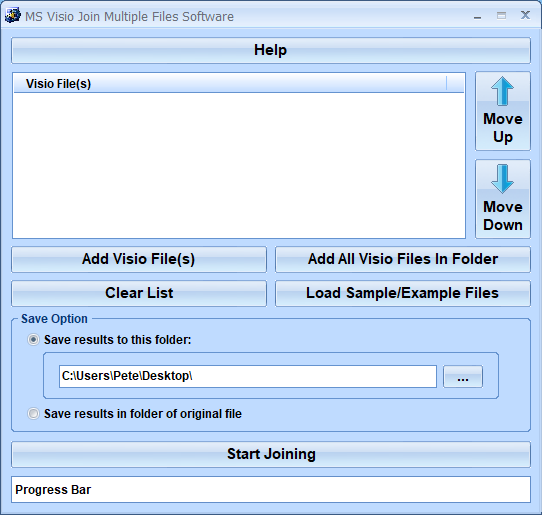 screenshot of ms-visio-join-multiple-files-software