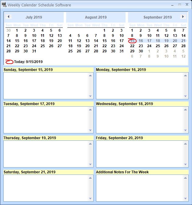 screenshot of weekly-calendar-schedule-software