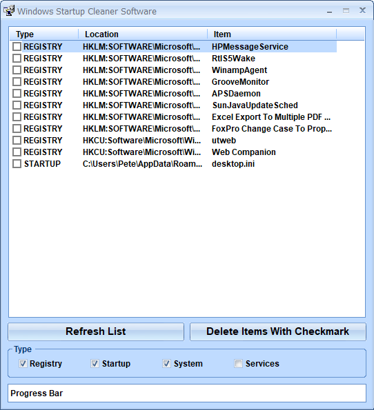 screenshot of windows-startup-cleaner-software
