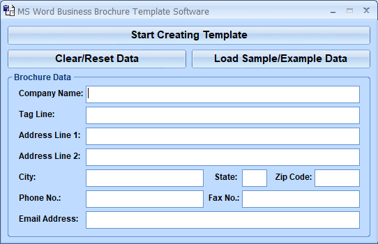 screenshot of ms-word-business-brochure-template-software
