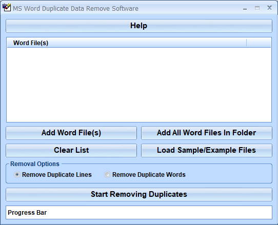 screenshot of ms-word-duplicate-data-remove-software
