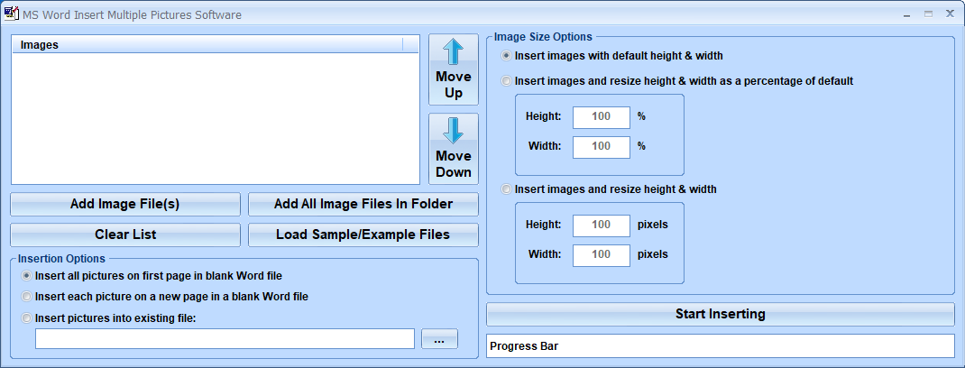 screenshot of ms-word-insert-multiple-pictures-software