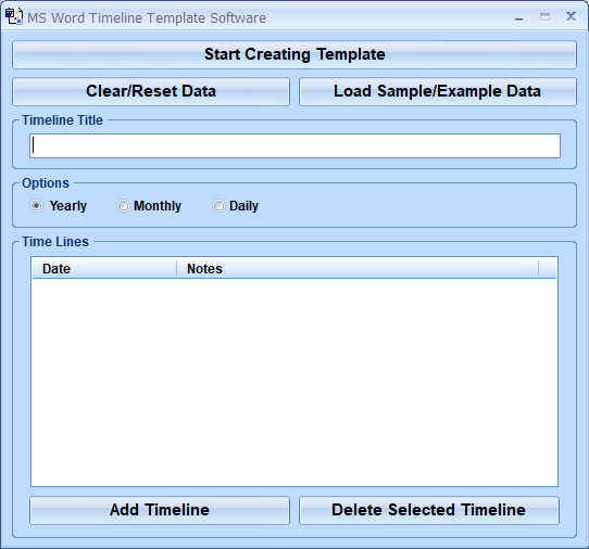screenshot of ms-word-timeline-template-software
