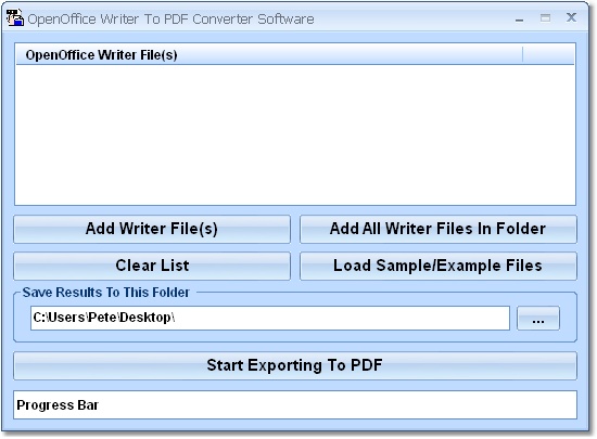 OpenOffice Writer Export To Multiple PDF Files Software