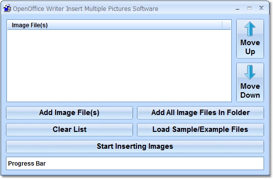 OpenOffice Writer Insert Multiple Pictures Software