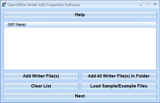 screenshot of writer-edit-properties-software
